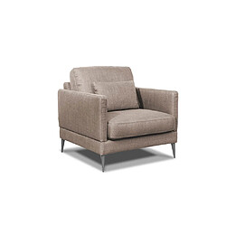 Avis MAISON AUBERTIN Fauteuil Splendido Velours Gris foncé 1 Pl