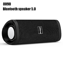 Universal Haut-parleur Bluetooth 5.0 sans fil 20W 2500mAh étanche subwoofer portable surround haut-parleur carte TF | haut-parleur extérieur (noir)