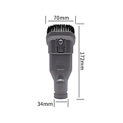 INF Tête de brosse de rechange 2 en 1 pour aspirateurs Dyson