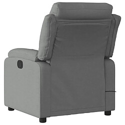 Avis vidaXL Fauteuil de massage inclinable Gris foncé Tissu