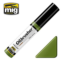 Mig Jimenez Ammo Peintures Oilbrusher Olive Green