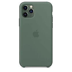 Universal Étui de protection en microfibre en silicone Apple pour iPhone 11 Pro-Pine Green