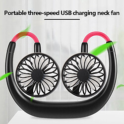 Avis Universal Ventilateur USB durable, rechargeable, portable, portable, libre, cravate, pour la maison, le bureau, les voyages, la prévention des coups de chaleur, les gadgets.