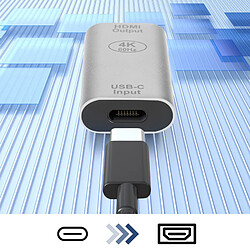 Avis Avizar Adaptateur USB-C femelle vers HDMI femelle 4K Design Compact Argent