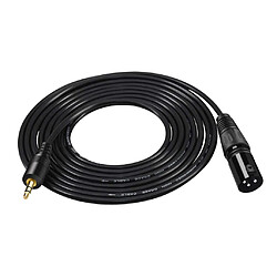 Audio 3,5 Mm Mâle Vers XLR Câble Stéréo Prise Casque Câble Adaptateur Audio 10 M