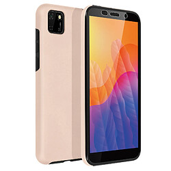 Avizar Coque Huawei Y5p Protection Arrière Rigide + Avant Souple Rose Gold