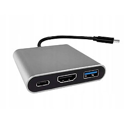 GUPBOO Adaptateur 3 en 1 Hub USB-C HDMI 4K ver2020,JL03