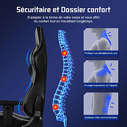 Lexzurn Chaise Gaming, Charge 150KG Fauteuil Gamer Ergonomique pas cher