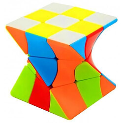 Universal 3x3x3 zigzag magic cube sans stickers puzzle jouets