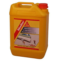 Additif d'adhérence et d'imperméabilité pour mortiers - SIKA Sikadher - Blanc - 5L