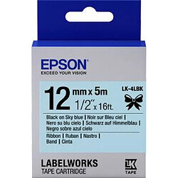 Epson CARTRIDGE SATIN RIBBON LK-4LBK BLACK/SKY BLUE 12MM (5M)