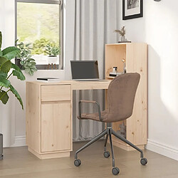 vidaXL Bureau 110x53x117 cm Bois massif de pin