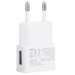 Wewoo Pour Samsung Galaxy S6 / blanc S IV / i9500 / Note 8.0 / N5100 5V 1A UE Plug USB Chargeur Adaptateur