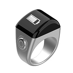 Bague Connectée Prière Bluetooth Rappel Temps Argentée Fonctionnalités Avancées YONIS