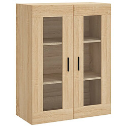 Maison Chic Armoire murale,Meuble de Rangement,Armoire Suspendue chêne sonoma 69,5x34x90 cm -MN73391