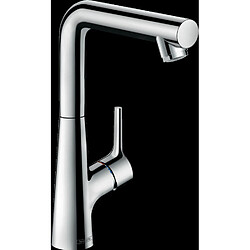 Mitigeur de lavabo HANSGROHE Talis S , avec tirette et vidage chromé - 72105000