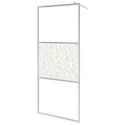 Maison Chic Paroi de douche | Écran de douche | Cloison de douche à l'italienne à verre ESG pierre 80x195 cm -GKD38061