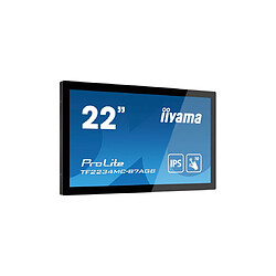 Ecran IIYAMA 21.5"" NoirTactile PCAP 10points FHD 1920x1080 8ms 350cd/m² USB VGA HDMI DP Noir sans cadre Dalle Anti reflet Open Frame