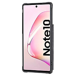 Avis Wewoo Housse Étui Coque Pour Galaxy Note 10 de protection antichoc à fermeture à glissière avec porte et logements cartesportefeuille et lanière et cadre photos noir