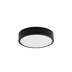 Sollux Plafonnier Cylindrique 30cm Noir LED 3000K