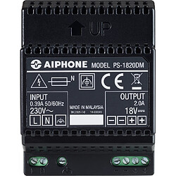 alimentation - a découpage - 18 volts - dc - 2a - aiphone ps1820dm