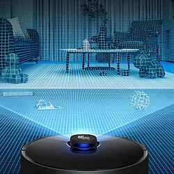 Robot Aspirateur Laveur Connecté avec base aspirante EZICLEAN I-Bot Z7 Smart - 240 min - 3Kpa - 300m² - 3L pas cher