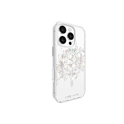 CASE MATE Coque pour Apple iPhone 16 Pro MagSafe Modèle Karat "Touch of Pearl" Nacrée Gris