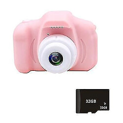 Universal X2S Mini Kids Camera 2 pouces Affichage de couleur HD RECHARGable MINI CAME CAMERIMIM¼ PINKï¼ ‰