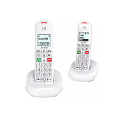 Telephone sans fil duo dect blanc - XL685DUOBLANC - ALCATEL