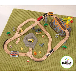 Kidkraft - 17805 - Jeu de Construction - Circuit de Train Construction Buck et Top