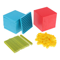 121pcs Montessori Decimal Cube Early Learning Jouets éducatifs Pour Les Enfants