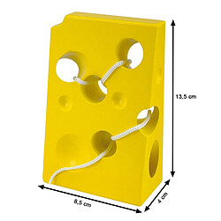 Avis Woody Jeu à lacer éducatif en bois motricité Montessori Fromage