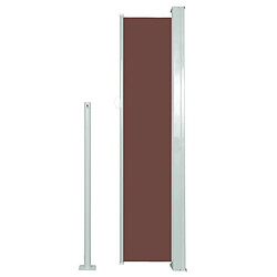 Acheter Maison Chic Auvent latéral rétractable de balcon | Store extérieur | Auvent solaire 140 x 300 cm Marron -GKD71571