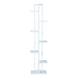 Helloshop26 Support de plantes à 6 niveaux 150 x 34 x 21 cm blanc 03_0007693