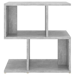 Acheter vidaXL Table de chevet gris béton 50x30x51,5 cm bois d'ingénierie