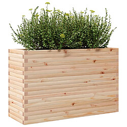 Avis vidaXL Jardinière 110x40x68,5 cm bois de pin massif