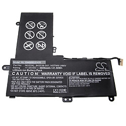 vhbw batterie compatible avec HP Pavilion X360 11-U002ng, X360 11-U016la, X360 11-U100, X360 11-U101tu laptop (3600mAh, 11.55V, Li-Ion, noir)