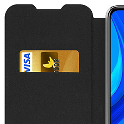 Avizar Étui Huawei P smart 2020 Portefeuille Clapet Porte-carte Noir pas cher