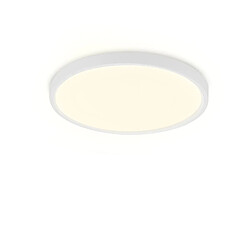 NETTLIFE Plafonnier LED IP44 8W Rond 3000K 17cm Plate pour Salle de Bain Chambre Éclairage de Plafond Cuisine Couloir