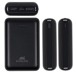 Avis Rivacase Powerbank 10000mAh Compact Type-C Input Output 2 USB-A Noir