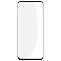 Avizar Verre Trempé pour Realme GT3 résistant dureté 9H Transparent bord biseauté noir