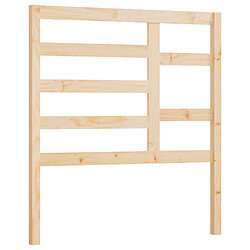 Maison Chic Tête de lit scandinave,Meuble de chambre 106x4x104 cm bois massif de pin -MN38677