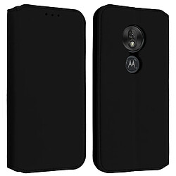 Avizar Housse Motorola Moto G7 Play Étui Portefeuille Fonction Support Vidéo Noir