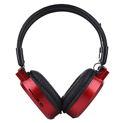 Wewoo Casque Sport rouge pour Smartphones & iPad & Ordinateur Portable & & MP3 ou Autres Dispositifs Audio Afficher les informations de la piste et SD / TF Card, Pliant Stéréo HiFi Sans Fil avec Écran LCD