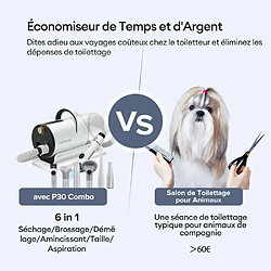 Ultenic Aspirateur Poil de Chien P30 COMBO - Tondeuse Chien Chat pas cher