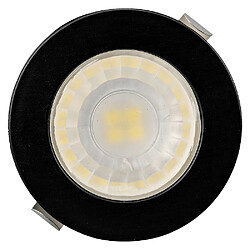 BRAYTRON Mini spot LED rond noir 3W 3000K IP54