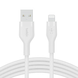 Avis Belkin CAA008BT3MWH câble USB 3 m USB A USB C/Lightning Blanc