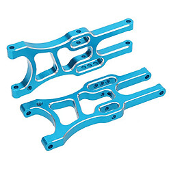 Avis 1 Paire 1/10 Bras De Suspension Inférieur Avant En Alliage D'aluminium Pour RC Redcat HSP Bleu