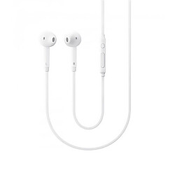 Samsung EO-EG920BW - Écouteur Intra Auriculaire - Prise Jack 3.5 - Telecommande - Cable Plat - Blanc (En Vrac)