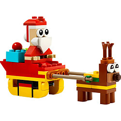 Lego 30670 Promenade en Traîneau du Père Noël Multicolore